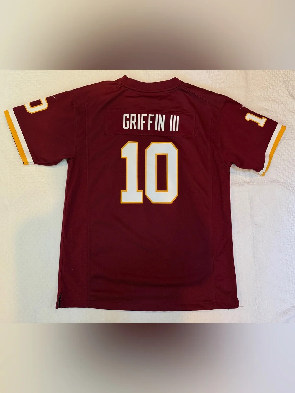 Washington Redskins NFL Nike On Field #10 Griffin III RG3 Youth Boys Jersey XL